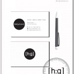 HOFGEFLÜSTER Hannover corporate identity / print media / business cards / stamp
